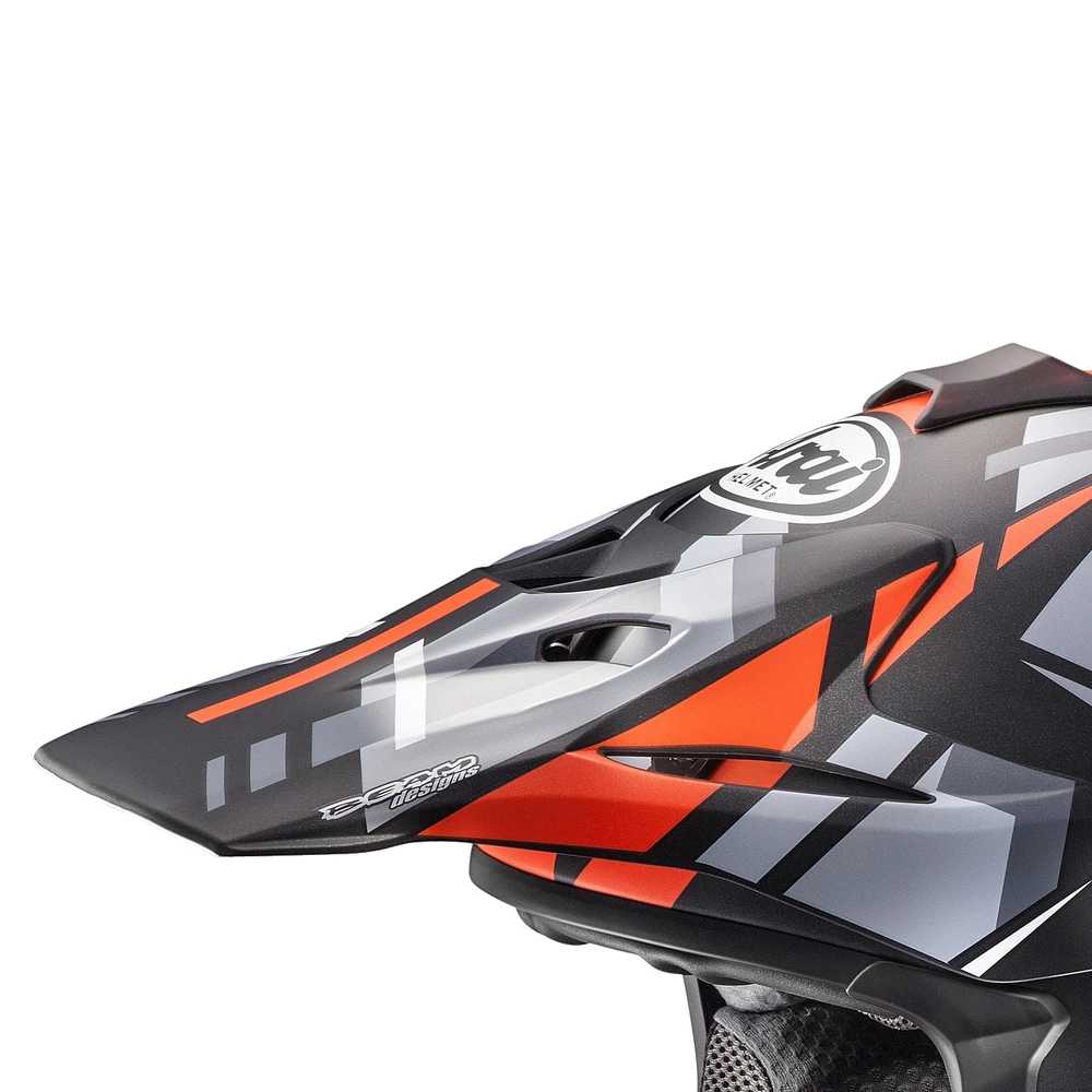 Arai Replacement Peak Bogle Black/Red for VX-Pro 4 Helmets 1 Arai Replacement Peak Bogle Black/Red for VX-Pro 4 Helmets