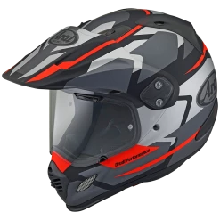 Arai XD-4 Depart Grey/Red Helmet