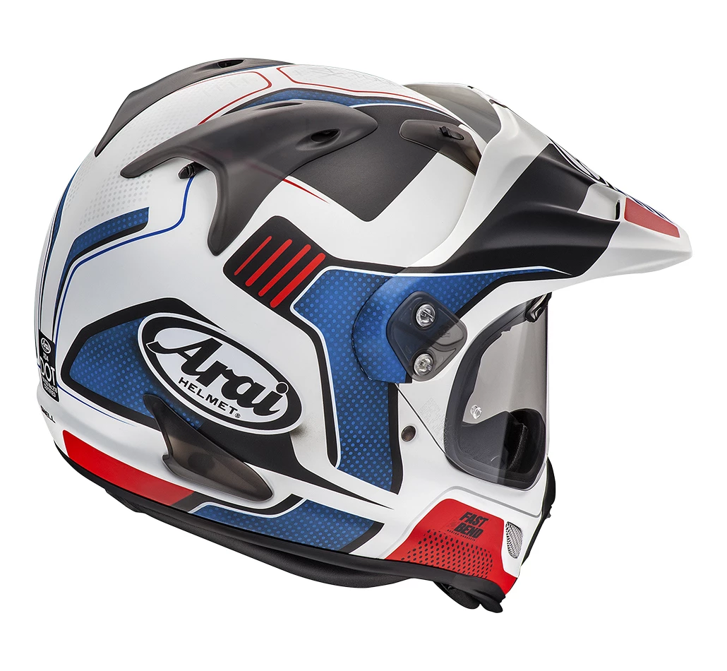 Arai XD-4 Vision Red/White Helmet 2 Arai XD-4 Vision Red/White Helmet - Image 2