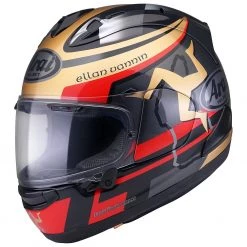 Arai RX-7V 2020 I.O.M Limited Edition Black/Gold/Red
