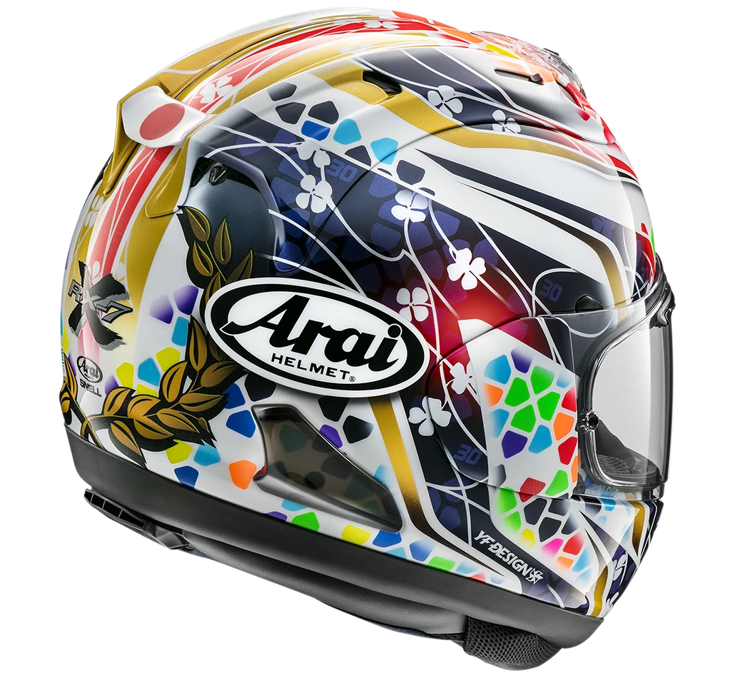 Arai RX-7V Nakagami GP 2 Helmet 2 Arai RX-7V Nakagami GP 2 Helmet - Image 2
