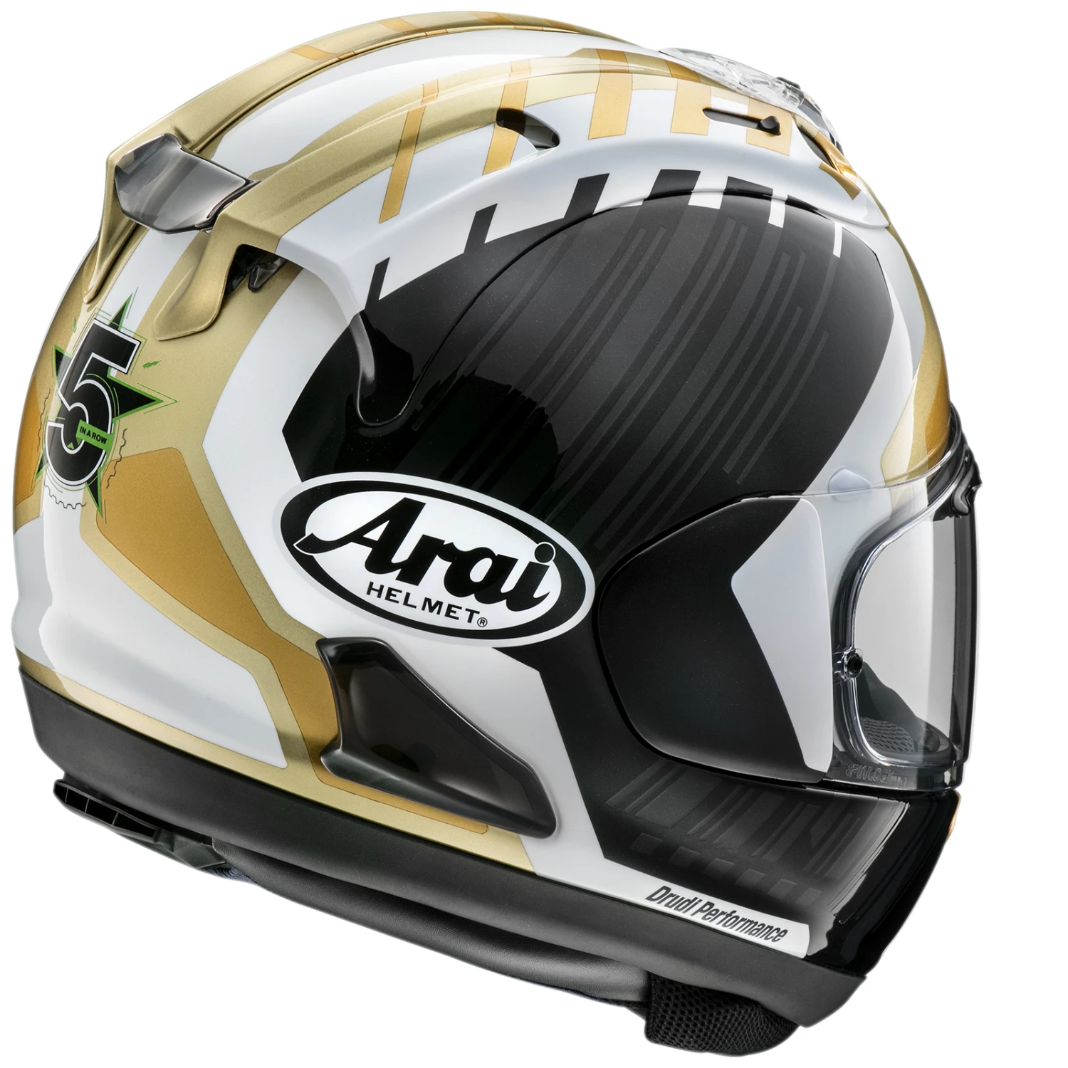 Arai RX-7V Rea Gold Helmet 2 Arai RX-7V Rea Gold Helmet - Image 2