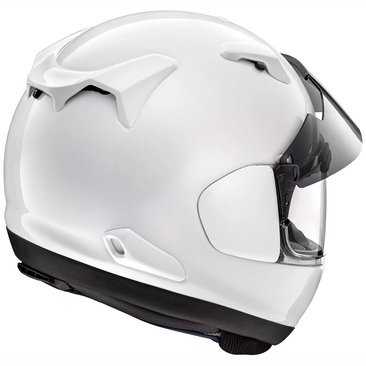 Arai QV-Pro Gloss White Helmet 2 Arai QV-Pro Gloss White Helmet - Image 2