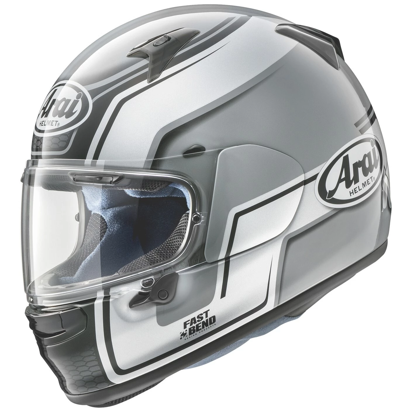 Arai Profile-V Bend Silver Helmet 1 Arai Profile-V Bend Silver Helmet
