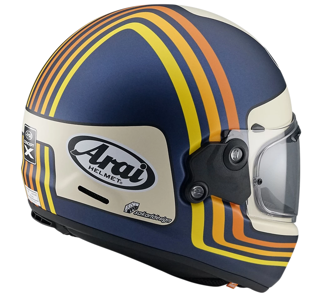 Arai Concept-X Dream Matte Blue Helmet 2 Arai Concept-X Dream Matte Blue Helmet - Image 2
