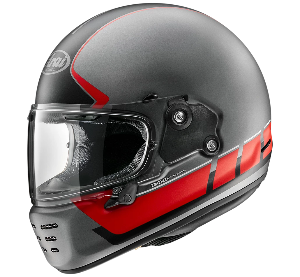 Arai Concept-X Speed Block Matte Red Helmet 1 Arai Concept-X Speed Block Matte Red Helmet
