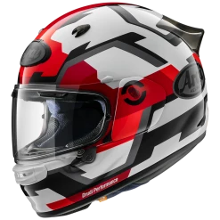 Arai Quantic Face Red Helmet