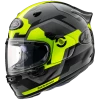Arai Quantic Face Fluro Yellow Helmet