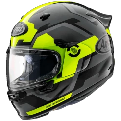 Arai Quantic Face Fluro Yellow Helmet