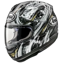 Arai RX-7V EVO Kiyonari Black/Silver Helmet